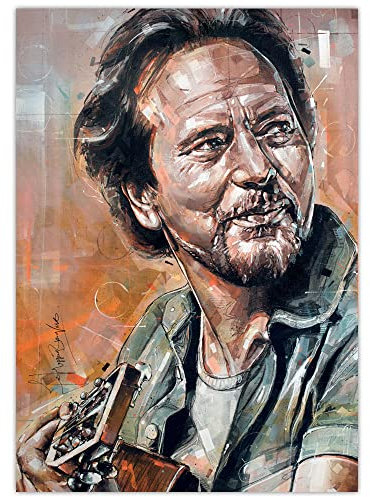 JosHoppenbrouwers Pearl Jam, Eddie Vedder Poster 29,7 x 42 cm (A3)