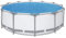 Crystals Solar Pool Cover for Swimming Pools | Thermal Blanket | Thermal Towel for 15 Feet Steel Pools - Round, Blue (15 FT Cover for Steel Pool)
