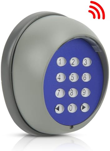 Tastiera Wireless per Apricancello Automatico, Tastiera con Ingresso Senza Chiave Pannello a Codice Digitale Controllo di Sicurezza per Motore Apricancello Scorrevole