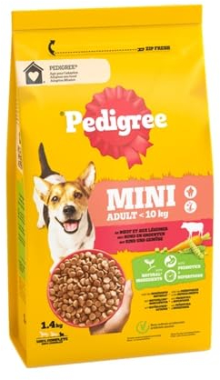 PEDIGREE® Beutel Adult <10kg mit Rind und Gemüse 1 x 1,4kg