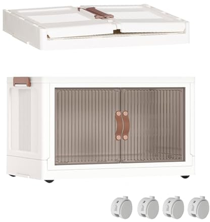 Praktische rollbare Aufbewahrungsbox mit Deckel: Vielseitige und platzsparende Lösung für die Organisation im Innen- und Außenbereich