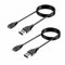 Garmin Charger for Forerunner 245/55/265/945,Fenix 7 7S 7X 6s 6 6X, 2Pack USB Fast Charging Cable for Garmin Approach S40/instinct Tactical, 100CM