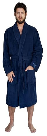 PUMA Bademantel für Damen und Herren - blue - Gr. L/XL