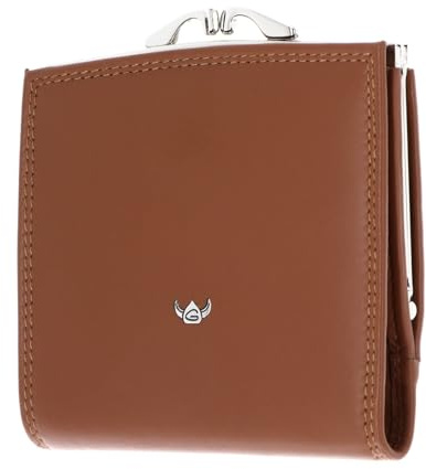 Golden Head Leder Geldbörse Polo RFID Protect Bügelbörse 2049 Cognac braun