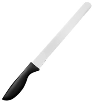 Couteau à pain dentelé en acier inoxydable, tranches et coupes sans émiettement, trancheur de gâteau, scie Toast, épandeur, cuisson sandwichs(Bread Knife)