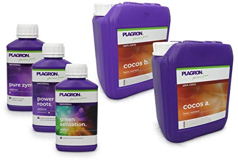 Pack engrais Coco PLAGRON 5 litres + stimulants