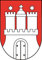 U24 Aufkleber Hamburg Wappen Autoaufkleber 16 x 22 cm Sticker Konturschnitt