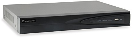 LevelOne NVR-0504 4-Kanal Netzwerk Videorekorder PoE H.265/264
