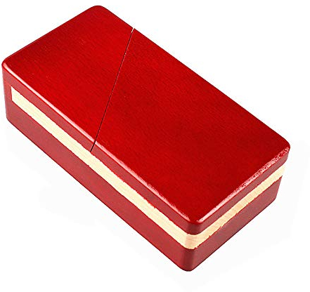 Zernnis Magic Mysterious Box Geheime hölzerne Brain Teaser Lock Box Fach Geschenk Puzzle Box
