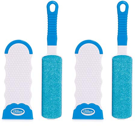 Aqua Laser Sticky Hero Bürsten, doppelseitig, mit selbstreinigender Basis, 2 Stück