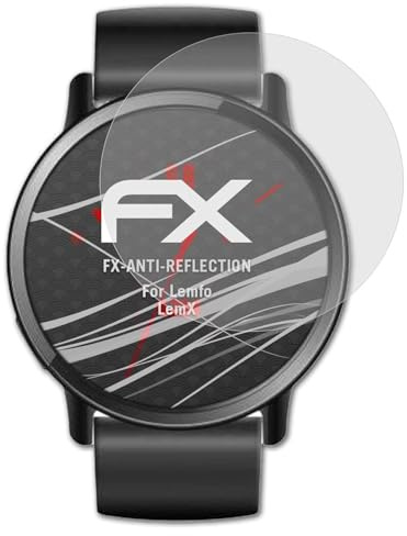 atFoliX Panzerfolie kompatibel mit Lemfo LemX Schutzfolie, entspiegelnde und stoßdämpfende FX Folie (3X)