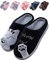 JACKSHIBO Hausschuhe Damen Winter Plüsch Pantoffeln Herren Warm Filzpantoffeln Frauen Bequeme Slippers Unisex Schwarz 44/45 EU