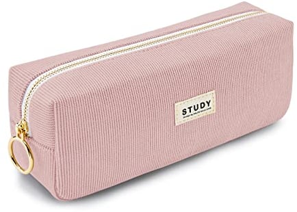 KALIDI Mäppchen Federmäppchen Mädchen Teenager Stiftetasche Stiftemappe Cord-Stoff Federtasche Pencil Case Schulmäppchen