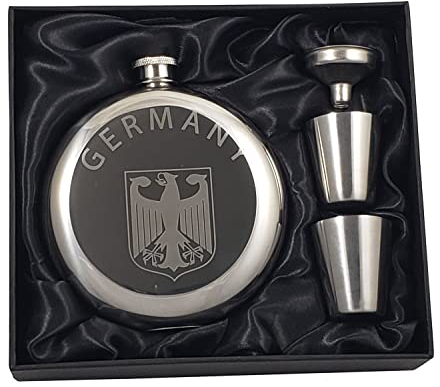 Deutschland Flachmann Geschenkset