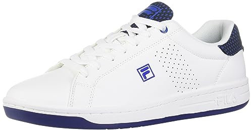 Fila Crosscourt 2 Nt, Zapatillas Hombre, White Lapis Blue, 41 EU