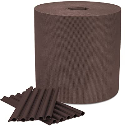 Covert It Garten Sichtschutz Zaun Braun 19cmx33m - Sichtschutz für Zaun -Doppelstabmattenzaun Komplett 150g/m2 - Sichtschutzstreifen für Doppelstabmatten - Sichtschutz für Stabmattenzaun