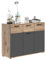 xonox.home X12B8903 Mason Kommode Holz, Sideboard, Highboard breit 120 x 87 x 40 cm