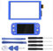 NB+ Écran tactile numériseur pour Nintendo Switch Lite 2019 - Pièces de rechange pour console de jeu Switch Lite avec kit d'outils de réparation non LCD (bleu)