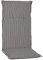 NYVI Hochlehner Auflagen Piemont 6er Set - 118x46x8 cm Schwarz/Weiß - Extra Starker 8cm Sitzpolster - Gartenmöbel Auflagen mit Halteband & Bindebändern