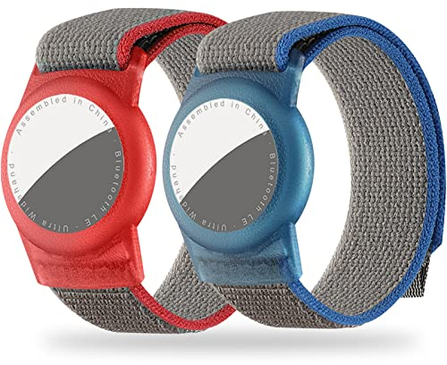 Dingfeiyu AirTag-Armband für Kinder und Erwachsene, Wasserdichtes Anti-Verlust-Halter, GPS-Tracker-Uhrenarmband, Kompatibel Mit Apple AirTag