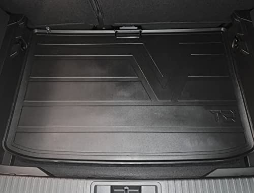 Bandeja baúl a medida para Renault Captur (5 puertas) desde 2020 – Base baja y media – Protector de maletero antideslizante T2 – Alfombrilla para maletero de polietileno PE