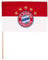 FC Bayern München Fahne Logo | Mit Stock | 60 x 40 cm | Rot-Weiß | Fußball