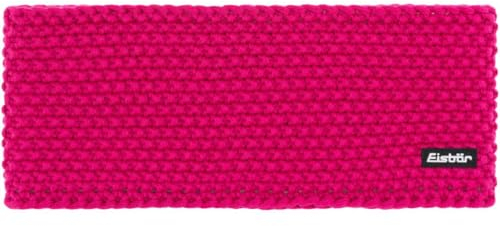 Eisbär Jamie Stirnband rosa - 13,5 cm Breite, Merino-Mix (mulesingfrei), Grobes Strickdesign, Fleece-Innenband aus 100% recyceltem Material, Perfekt für Ski, Snowboard, Outdoor & Winteraktivitäten