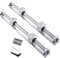 GooEquip Linearführung SBR16 1500mm 2 x Linearschienen und 4 x Lagerblöcke mit SBR16 Schienenstopper, Linearschienenlänge 1500 mm Linearschienen für 3D Drucker CNC Teile