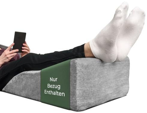 WELL B4 Bezug Venenkissen MEDIUM, GRAU nur BEZUG,