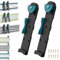 Track Rack Compatible for Makita,Track Saw Guide Rail Holder Guide Rail,Bare Walls and Panels on Garage Doors or Trailer Walls-2 Pack Set(Black)