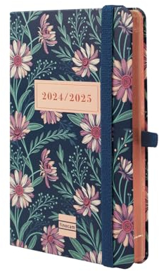 Finocam - Terminkalender Mínimal 18 Monate 2024 2025 Horizontale Wochenansicht Juli 2024 - Dezember 2025 (18 Monate) Daisy International