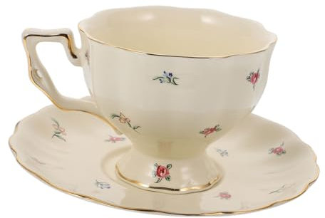 Zerodeko Tazas De Cerámica Decorativas Europeas Juego De Leche Agua Para Obsequio