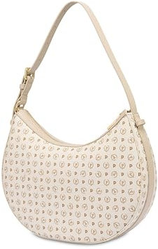 Pollini Borsa A Tracolla Da Donna Marchio, Modello TE8530PP0IQ, Realizzato In Pelle Sintetica. Avorio