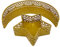 HUANIZI Assiette croissant de lune du Ramadan et de l'Aïd - Vaisselle de service - Plateau à dessert - Décoration de festival pour la maison - Plateau de service du Ramadan - Lune