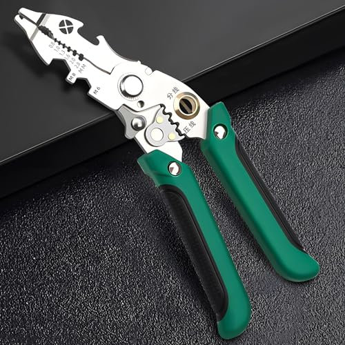 Wire Stripper, Multi-Function Wire Strippers, Wire Stripper Tool, Wire Crimping Tool, Wire Cutter Electrical, Eagle Nose Pliers Hand Tool，Wire Crimper Tool, Wire Strippers Electrical, Cable Stripper.