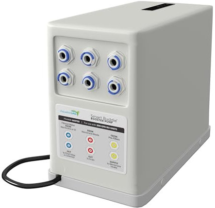 AquaticLife Smart Buddie RO Pompe d'appoint pour système de filtre à osmose inverse de 180 à 200 GPD, unités de filtration RO/DI, pompes de surpression