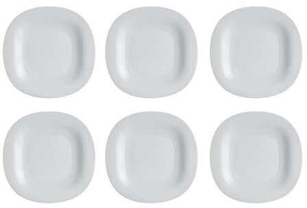 Luminarc Carine Granit 6 Plato Postre Opal Gris 27cm Opal Apto Microondas Apto Frigorífico Reciclable