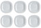 Luminarc Carine Granit 6 Plato Postre Opal Gris 27cm Opal Apto Microondas Apto Frigorífico Reciclable