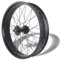 HZXQCVB 20“ Fat Bikes Rad 24/26x4.0'' Snow Bike Vorderrad Aluminium-Legierung Schnellspanner 135mm Vorderradnabe 6 Bolzen Scheibenbremse Vorderrad 36x14G Speichen(Black,20IN)