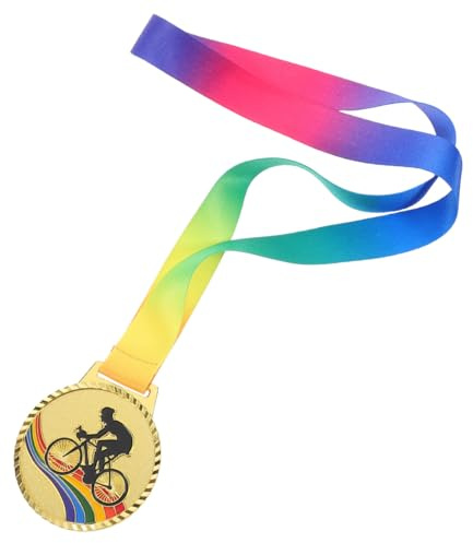 KOMBIUDA Radsport-Trophäenmedaillen Goldmedaille Im Radsport Medaillen Für Sportwettkämpfe Auszeichnung Für Radrennen Erinnerungsstück Für Trainingslager Und Schulaktivitäten