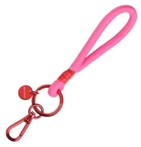 Gift Company Metropolitan Neo Schlüsselanhänger, pink/rot, mit Karabiner