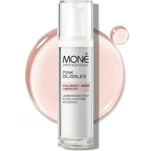 MONÉ PROFESSIONAL Hyaluronic Dream Luminizer - Serum Pelo Seco y Dañado, Reparación, Protector Térmico, Anti-Frizz, Potenciador del Brillo, Sin Aclarado, Hyaluronic Acid