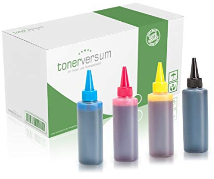 4 Nachfülltinten kompatibel zu Epson T6641 T6642 T6643 T6644 Schwarz Cyan Magenta Gelb für EcoTank L555 L355 ET-4550 ET-4500 ET-3600 ET-2650 ET-2600 ET-2550 ET-2500 ET-16500 Multipack CMYK