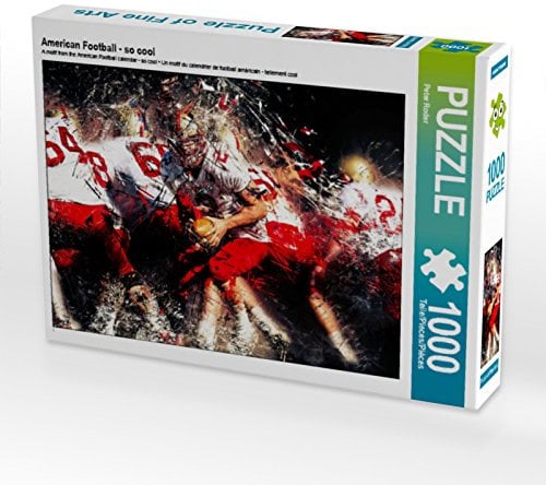 CALVENDO Puzzle American Football - so cool 1000 Teile Puzzle quer | Lege-Größe cm Foto-Puzzle für glückliche Stunden