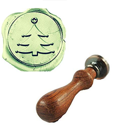 MNYR Christmas Tree Stars Wax Seal Stamp Wedding Invitation Christmas Card Snail Mail Gift Wrapping Wine Package Letter Embellishment Wax Seal Stamp Set