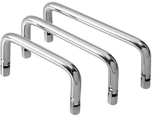 Klappgriffe in 2 Materialien Edelstahl V4A & Stahl verchromt und in 3 Größen zum auswählen 72mm,90mm & 100mm (Stahl Verchromt, 72mm)