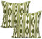 TRESMESTRES Sofa Kissenbezüge - Mediterranes Design, Lebendige Farben, Ikat-Muster - Deko Kissenbezüge Boho, Lässig und Modern - Kissenbezüge 50x50 cm - Grün, 2er Set