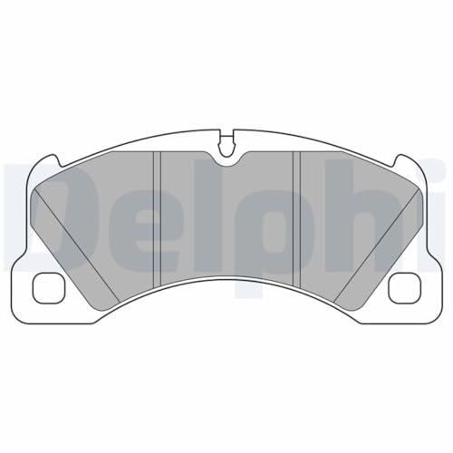 DELPHI LP3629 Bremsbelagsatz Bremsbeläge Vorne ohne Zubehör Kompatibel mit PORSCHE Cayenne 92A