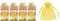 Lenor Fabric Conditioner, Pack of Four, 4 x 15 Washes, 4 x 540ml, Gold Orchid Scent + Our Gift for You - Organza Bag Size 9 x 7 x 0.1 cm