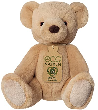 Aurora, 61512, Eco Nation Teddy Bär, Eco-Friendly Plüschtier, Braun
